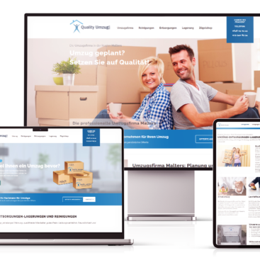 Webseite Quality Umzug Ebikon